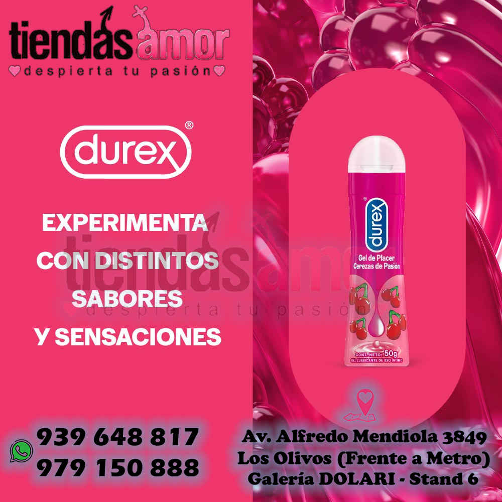 Durex Lubricante Cerezas de Pasión